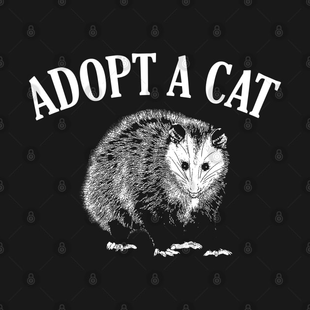 Adopt a Cat Funny Possum by giovanniiiii