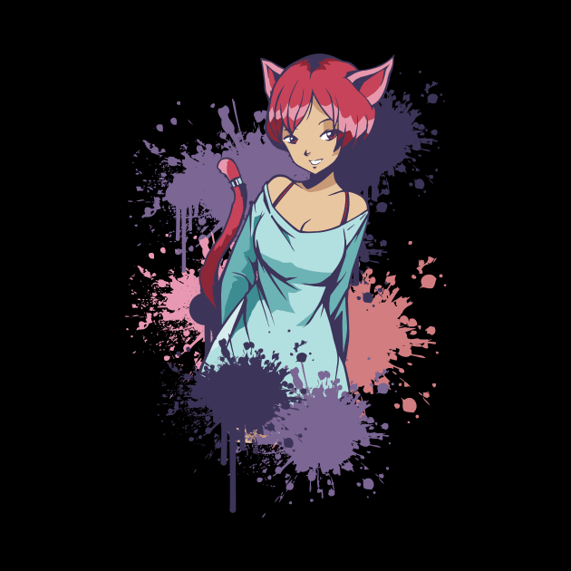 Waifu Catgirl by TheRealestDesigns