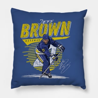 Jeff Brown St. Louis Comet Pillow