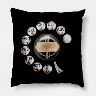 Vintage Rotary Telephone Pillow