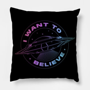 I WANT TO BELIEVE Pillow