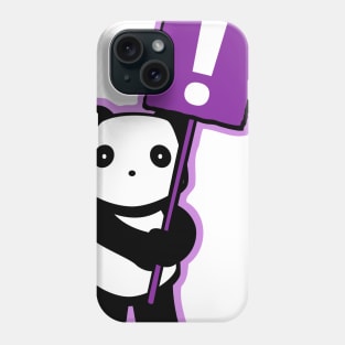 Politics Panda - Exclamation mark Phone Case