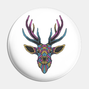 Deer art illustration Pin