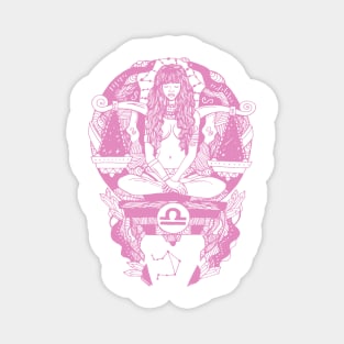 Light Pink Libra Beauty Magnet