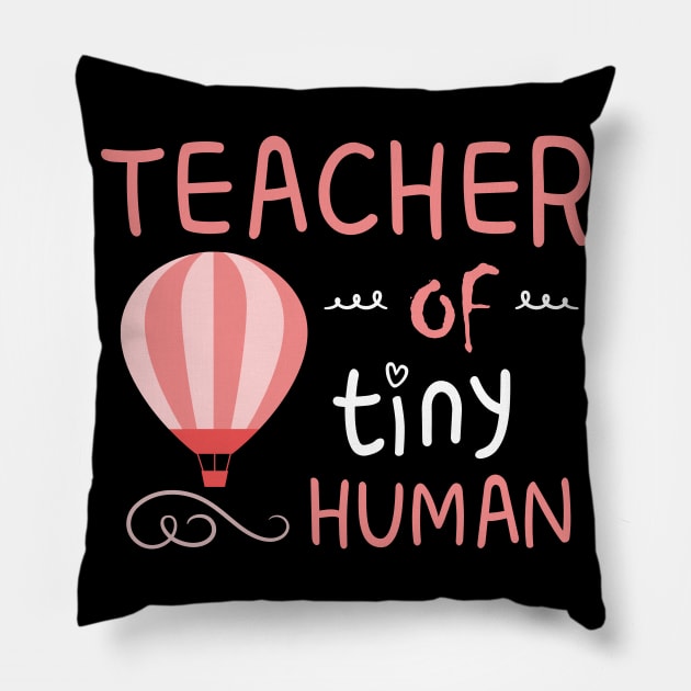 Funny Kindergarten Preschool Pre K Teacher Shirt for 1st Day Pillow by danieldamssm