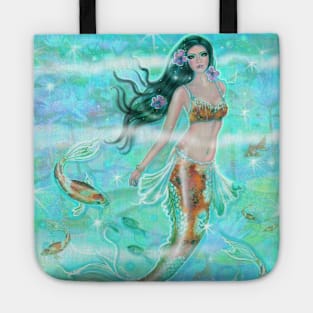 Koi mermaid serenity by Renee L. Lavoie Tote