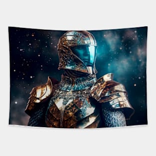 Armor Warrior Fantastic Cosmic Magical Tapestry