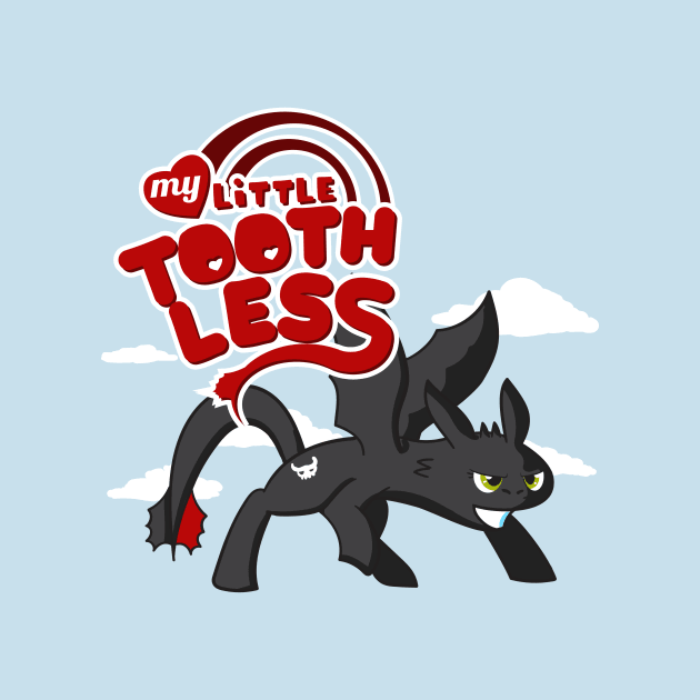 My Little Toothless by the50ftsnail