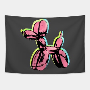 Balloon Dog Pop Art Tapestry