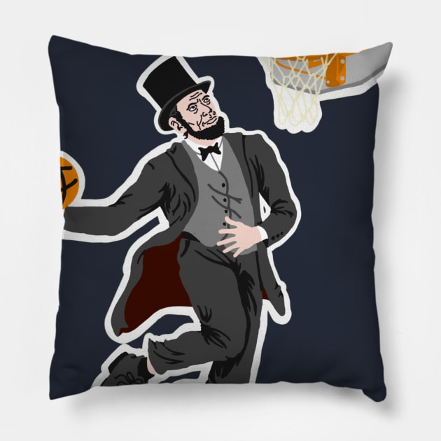 Air Lincoln Pillow by Owllee Designs