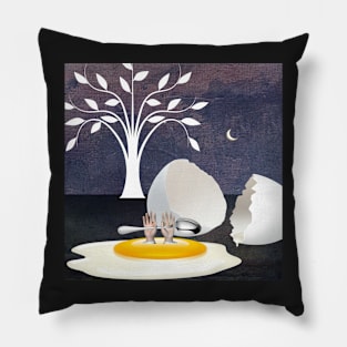 Rise and Shine Or Go To Work On An Egg Pillow