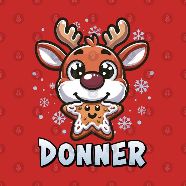 Santa’s Reindeer Donner Xmas Group Costume by Graphic Duster