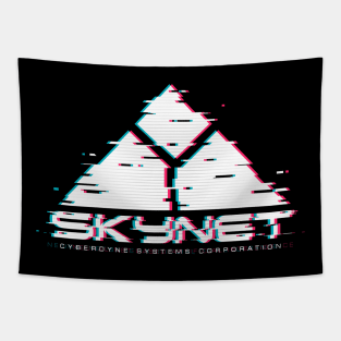 Skynet Glitch Tapestry