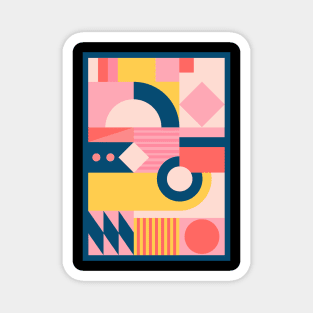 Colorful Geometric design Magnet