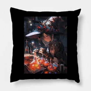 Witch girl Pillow