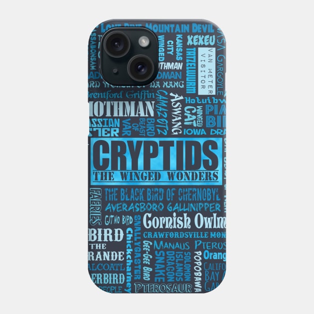 Cryptids The Winged Wonders Phone Case by CreepyAcres