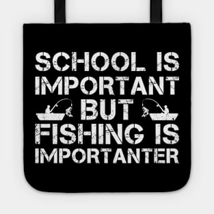 Funny Fishing For Boys Men Women Fisherman Saying Cool Fish Tote