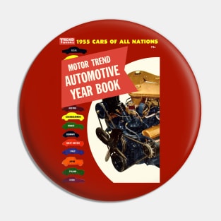 1955 AUTO YEARBOOK - book cover Pin