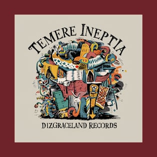 Dizgraceland Records Temere Ineptia T-Shirt