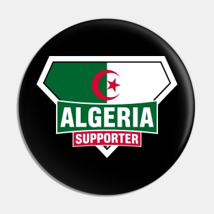 Algeria Super Flag Supporter Pin