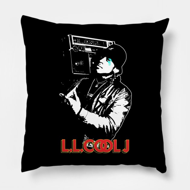 LL COOL J Pillow by Poyfriend