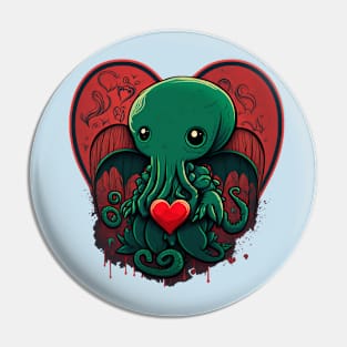 Cthulhu Love Pin