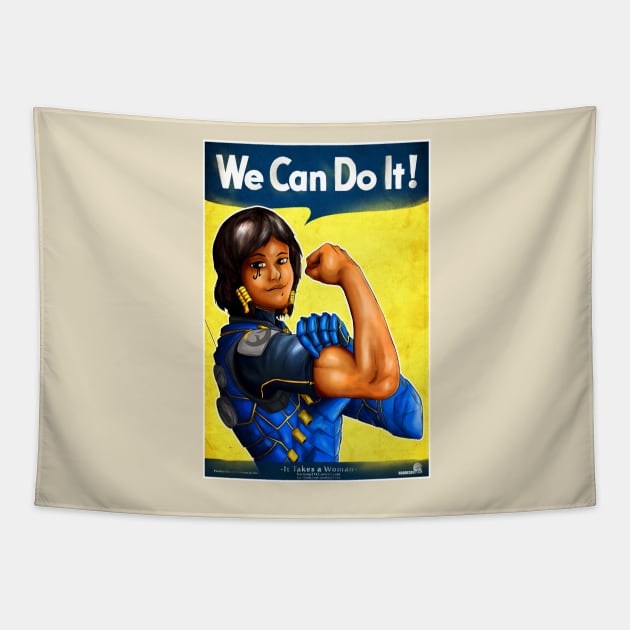 Overwatch - We Can Do It! Tapestry by Harrison2142