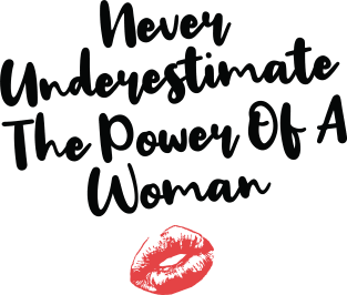 Never Underestimate the Power of a Woman Feminist Girl Gift Magnet