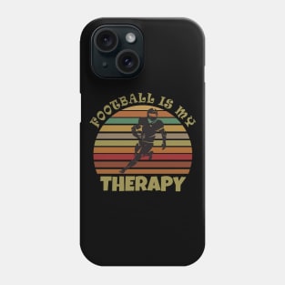 Football is my therapy Phone Case