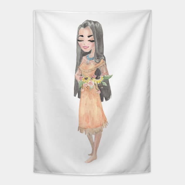 princess 46 Tapestry by littlemoondance