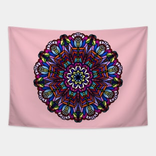 Kashubian Style Mandala 1 Tapestry