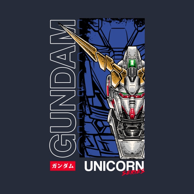 Unicorn Gundam Fan Art by Harrisaputra