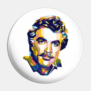 Tom Selleck Pin