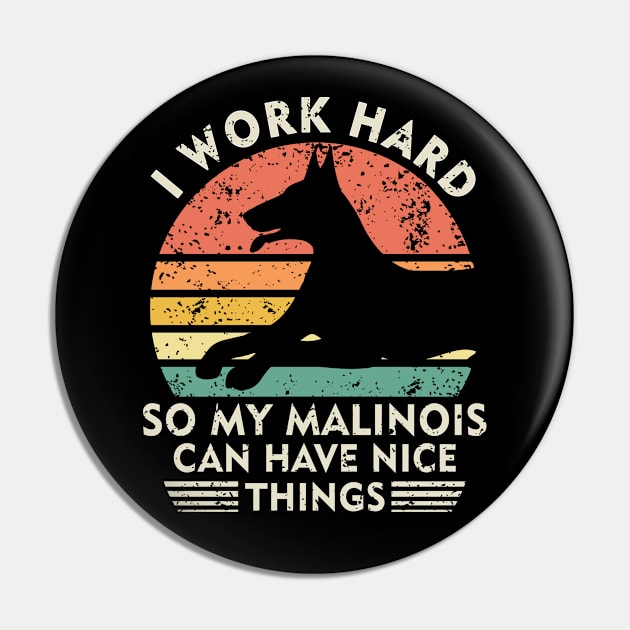 Belgian Malinois dog funny gift Pin by mohazain