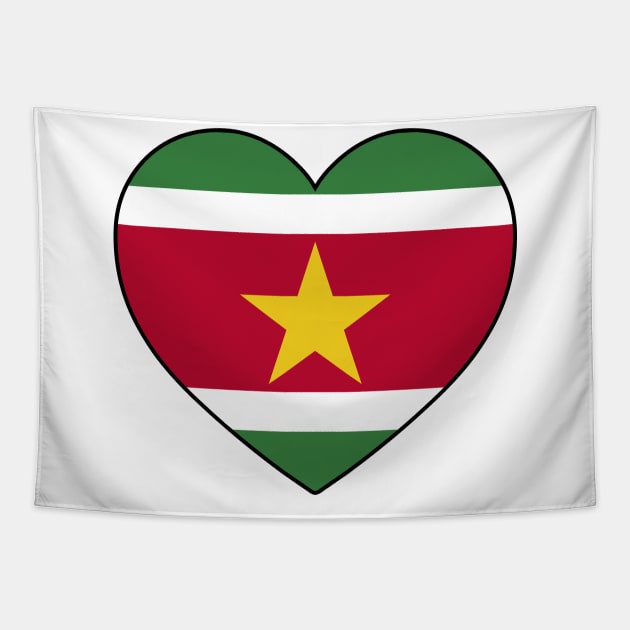 Heart - Suriname Tapestry by Tridaak