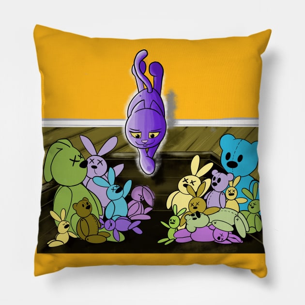 Toys Pillow by Dori Durbin