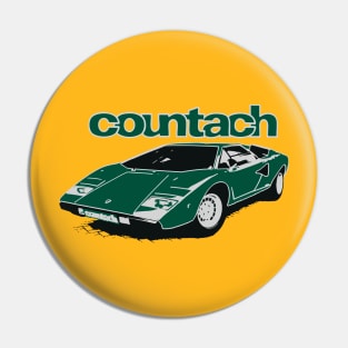 Verde Countach Pin