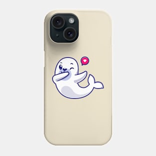 Cute Seals Dabbing Cartoon Phone Case