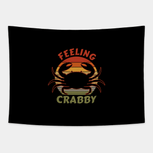 Don't Bother Me I'm Crabby Tapestry