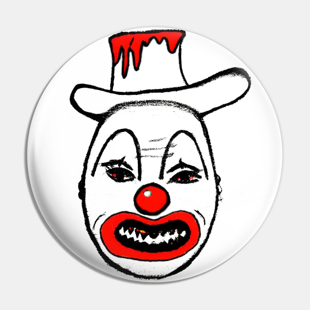 Bad Clown Pin by MaksciaMind