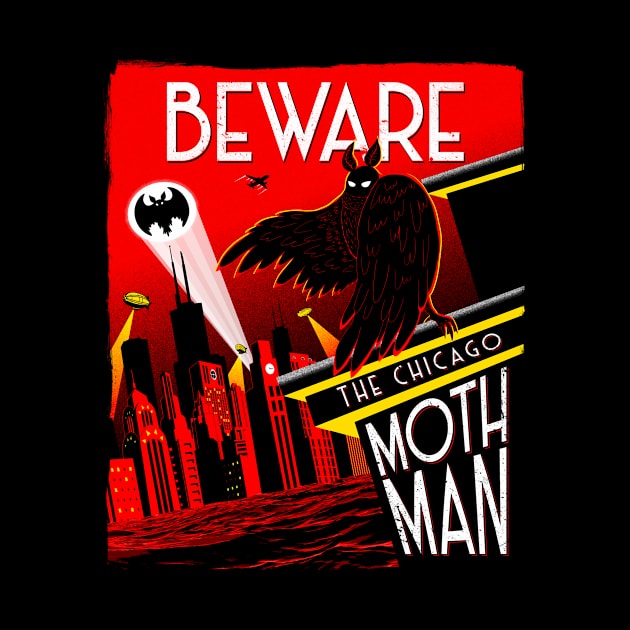 Beware the Chicago Mothman! Cryptid Cryptozoology by Strangeology