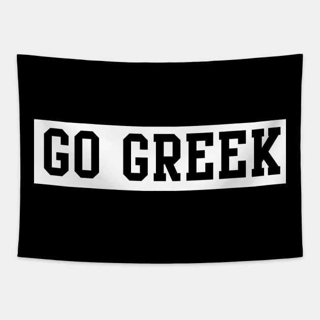 Go Greek Tapestry by lolosenese