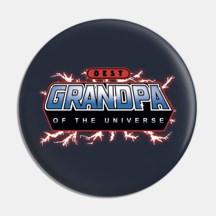 Best Grandpa of the Universe Pin