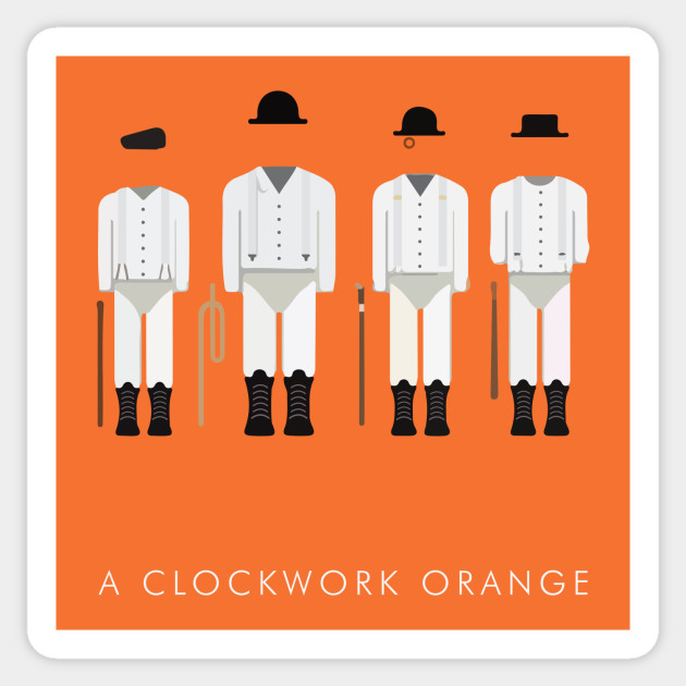 A Clockwork Orange Droog Outfit Movie Silhouette A Clockwork