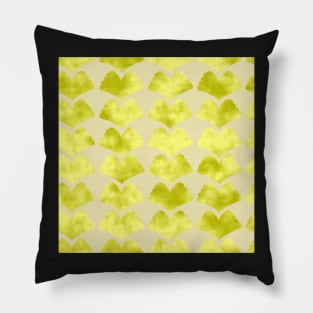 Decorator 2021 Gold Ginkgo Array on Yellow Beige 5748 Pillow