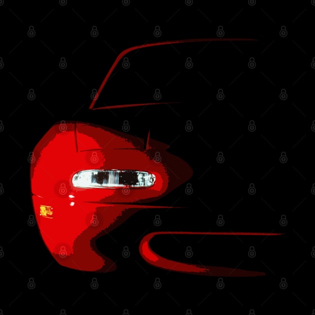 Miata MX-5 I NA Front Body RED by CharlieCreator