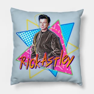 Rick Astley Never Gonna Get Any Cooler FanArt Tribute Pillow