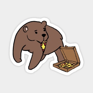 Pizza Bear Magnet