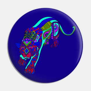 led bright cougar tiger ecopop pattern Pin