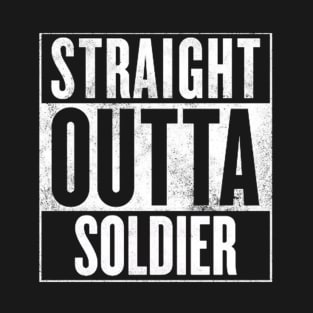 Straight Outta Soldier - Final Fantasy VII T-Shirt